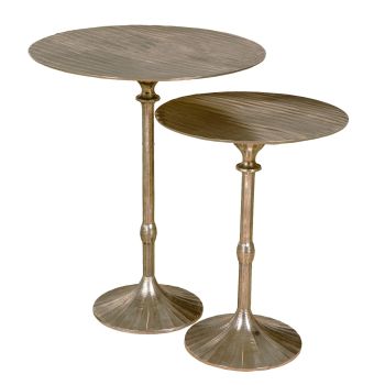 SSH COLLECTION Chizzel 39.5cm Wide Side Table - Antique Gold