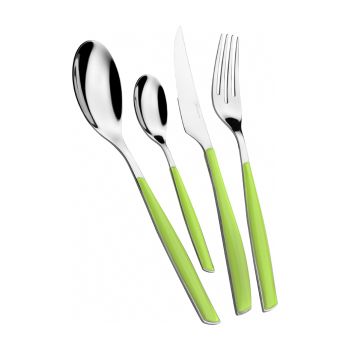 BUGATTI Glamour 24 Piece Cutlery Set - Apple Green