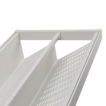 HEUGER Pull Out Shoe Rack for a 900mm Cabinet - White