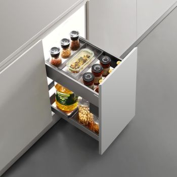 HIGOLD Shearer Pull Out Kitchen Cupboard Organiser (for 40cm corner cupboard)