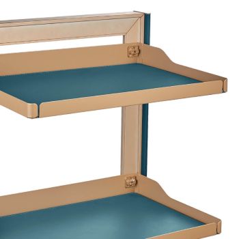 HIGOLD B Series Slide Out Left Side Mount 3 Tier Wardrobe Storage Baskets