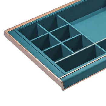 HIGOLD B Series Pull Out Wardrobe Storage Tray with Multiple Sections (for 90cm cupboard)