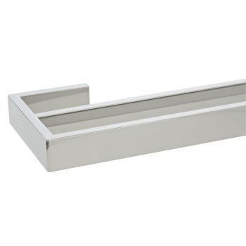 AGUZZO Montangna Stainless Steel Double Towel Rail 600mm - Polished