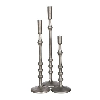 SSH COLLECTION Nova 60cm Candle Stand - Antique Silver
