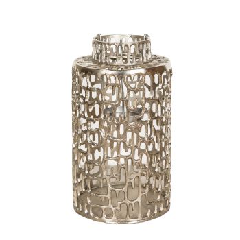 SSH COLLECTION Jali 43cm Tall Lantern/Vase - Antique Brass