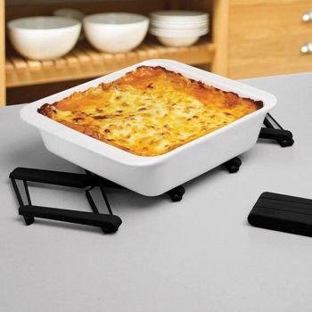 JOSEPH JOSEPH Xpander - Stretch Silicone Pot Stand - Black