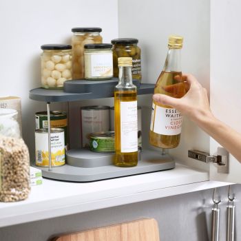 JOSEPH JOSEPH CupboardStore 2 Tier Rotating Organiser