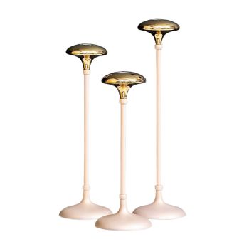SSH COLLECTION Marilyn 26cm Tall Single Tea Light Candle Holder - 2 Tone Gold