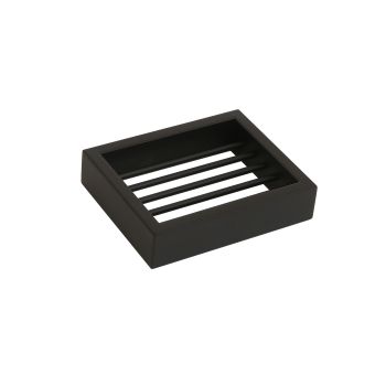 AGUZZO Montangna Stainless Steel Soap Basket Dish - Matte Black