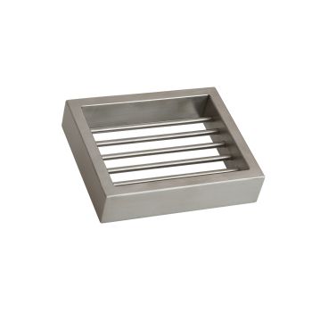 AGUZZO Montangna Stainless Steel Soap Basket Dish - Brushed Satin