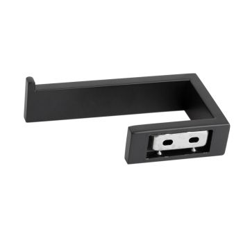 AGUZZO Montangna Stainless Steel Toilet Paper Holder - Matte Black