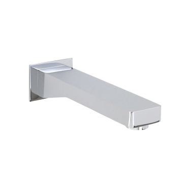 VALE Brighton Wall Mounted Square Bath Spout - Chrome