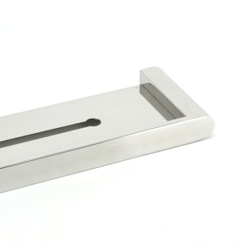 VALE Fluid Bathroom Shelf - Polished Stainless Steel