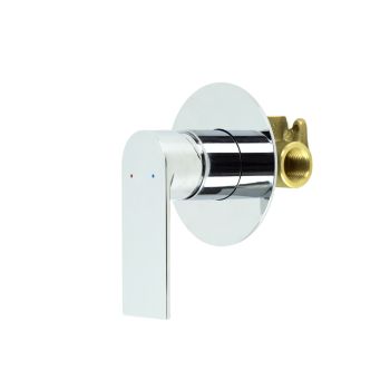 AGUZZO Prato Wall Mounted Bath & Shower Mixer - Chrome