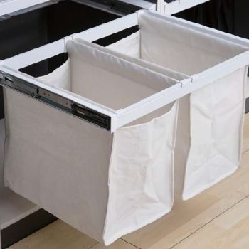 HEUGER Pull Out Storage Bag/Laundry Hamper for 90cm wide Cabinet