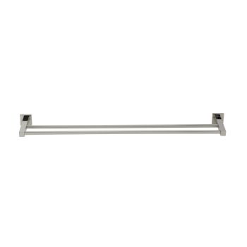 AGUZZO Quadro 750mm Double Towel Rail - Polished Stainless Steel