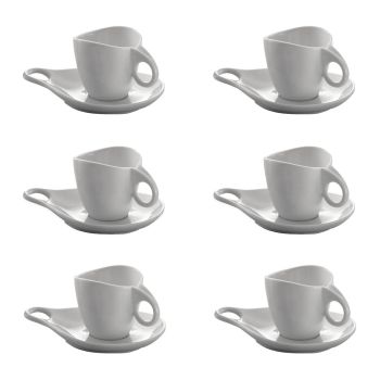 BUGATTI Milla 12 Piece Tea Cups and Saucers