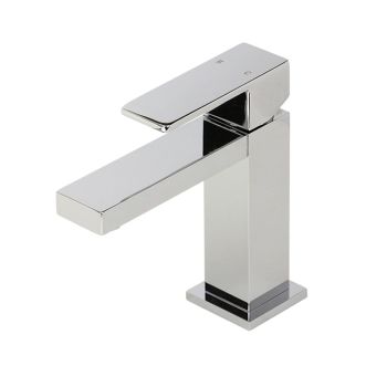 AGUZZO Quadro Single Lever Basin Mixer Tap - Polished Chrome