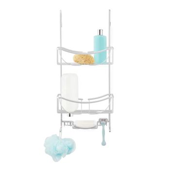 BETTER LIVING Venus 3 Tier Over the Door Shower Caddy - Aluminium Grey