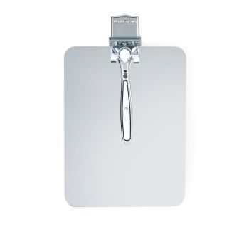 BETTER LIVING Viso Frameless Shower Mirror with Razor Hook