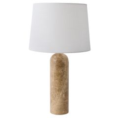CAFE LIGHTING Westmont Marble Table Lamp - Moscato Beige