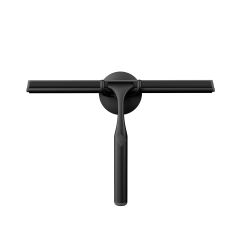 BETTER LIVING Deluxe Shower Squeegee with Gel Adhesive Hook - Matte Black