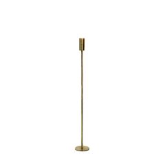 SSH COLLECTION Ava 90cm Tall Single Candle Stand - Brass