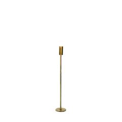 SSH COLLECTION Ava 70cm Tall Single Candle Stand - Brass