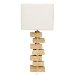 CAFE LIGHTING Hamburg Marble Table Lamp - Natural