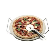 DAVIS & WADDELL 3 Piece Round Pizza Stone Set