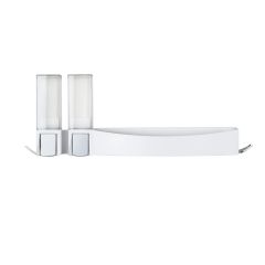 BETTER LIVING Clever Combo - 1 x Clever Double Shower Dispenser + 1 x Clever Flip Shelf - Matte White