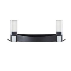 BETTER LIVING Clever Combo - 2 x Clever Soap and Sanitiser Dispensers + 1 x Clever Flip Shelf - Matte Black