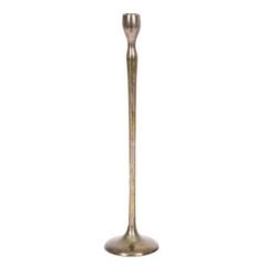 SSH COLLECTION Elise 50cm Single Candle Stand - Antique Brass Finish