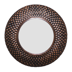 SSH COLLECTION Pangolin Large 66cm Round Wall Mirror - Copper