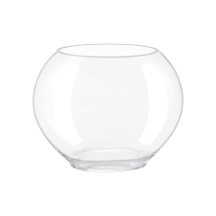 HYGGER 2.8 Litre Mini Glass Oblate Fish Bowl Kit