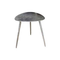 SSH COLLECTION Revival 41cm Wide Side Table - Nickel