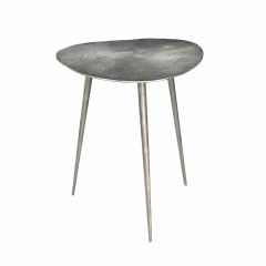 SSH COLLECTION Revival 46cm Wide Side Table - Nickel