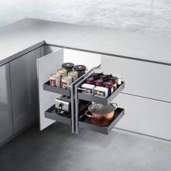 HIGOLD Shearer Show Hand Magic Corner II Pull Out Kitchen Storage (for 90cm Blind Corner)