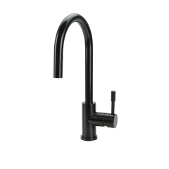 SWEDIA Klaas Stainless Steel Kitchen Mixer Tap with Pull-Out - Black Satin