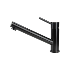SWEDIA Oskar Stainless Steel Kitchen Mixer Tap with Pull-Out - Black Satin