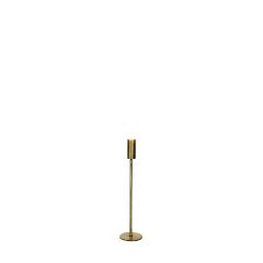 SSH COLLECTION Ava 50cm Tall Single Candle Stand - Brass