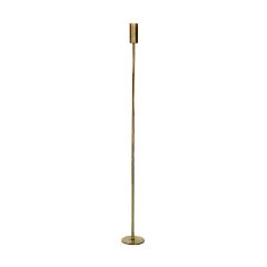 SSH COLLECTION Ava 110cm Tall Single Candle Stand - Brass