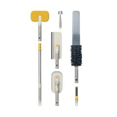 JOSEPH JOSEPH CleanTech Deep Cleaning Set with Extension Pole