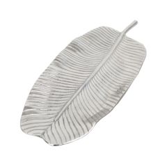 SSH COLLECTION Banana 60cm Long Decorative Leaf - Nickel
