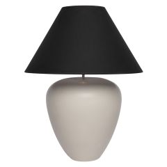 CAFE LIGHTING Picasso Table Lamp - Natural with Black Shade