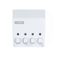 BETTER LIVING Classic 4 x 430ml Shower Dispenser 4 - White