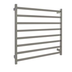 AGUZZO Ezy Fit Dual Wired Flat Tube Heated Towel Rail 90 x 92cm - Polished SS