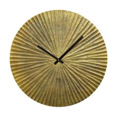 SSH COLLECTION Chizzel 45cm Wide Wall Clock - Antique Brass