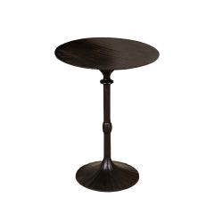 SSH COLLECTION Chizzel 39.5cm Wide Side Table - Black