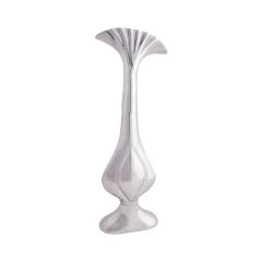SSH COLLECTION Lotus Medium 81cm Tall Vase - Polished Aluminium